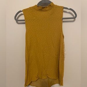 Staccato Yellow Polka Dot Tank Top